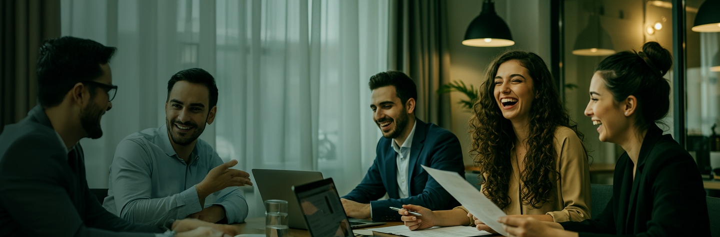 people in business meeting and discussion